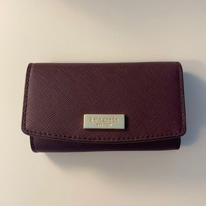 Kate Spade maroon key holder